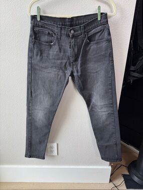 Men's Black 512 Levi Washed Jeans 31x30